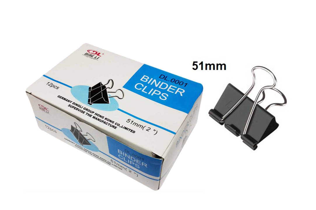 BINDER-CLIP-51MM-12Pcs.(Box)