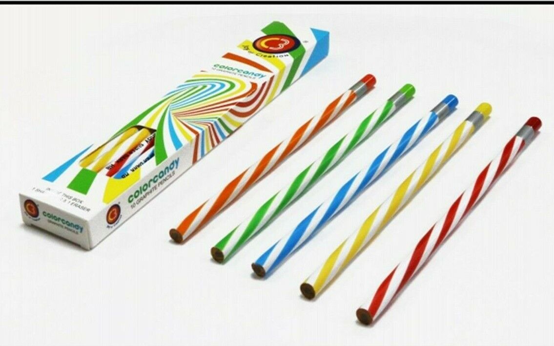 Doms C3 Color Candy Super Dark HB Graphite Pencil-10Pcs.1
