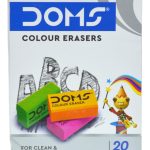 Doms Color Erasers-20Pcs. (Pak)