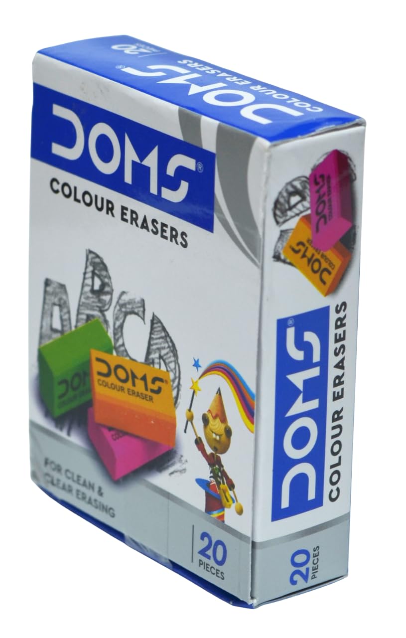 Doms Color Erasers- (Pak)20 Pcs.2