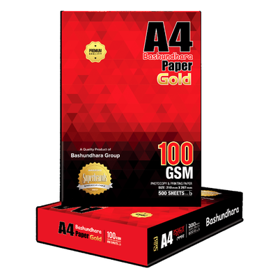 Bashundhara a4 paper 100 gsm-1Pcs.